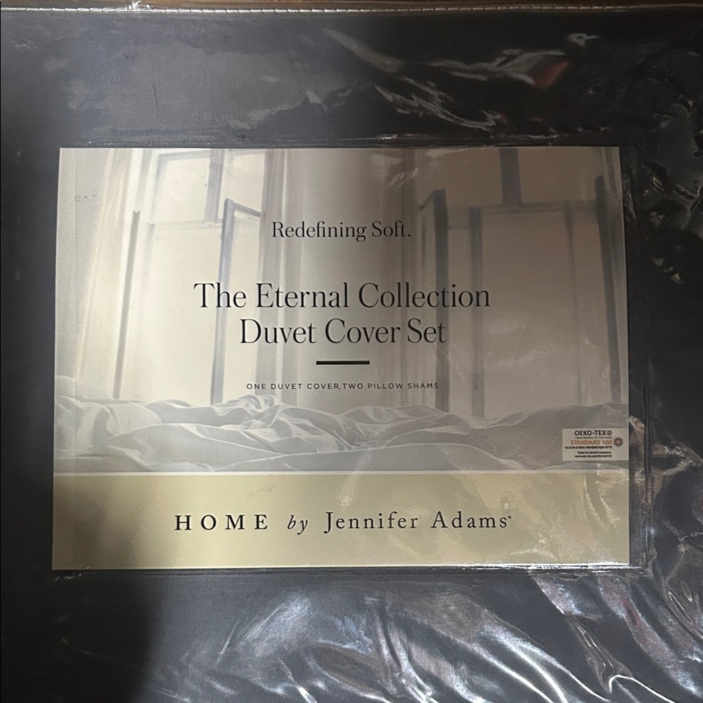 Home Eternal Collection Duvet Cover Set - Cream